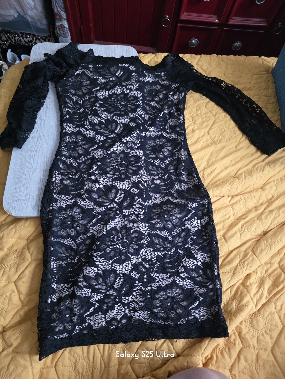 Black Lace Sheath Dress - Elegant Women's Evening Dress